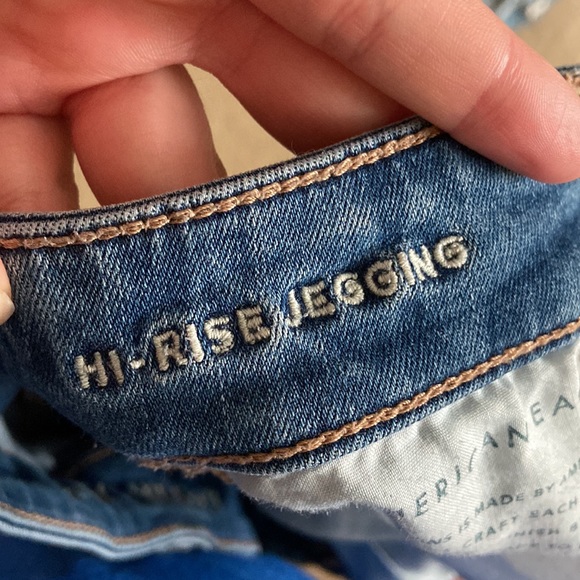 American eagle high rise jeggings light wash - Picture 3 of 3